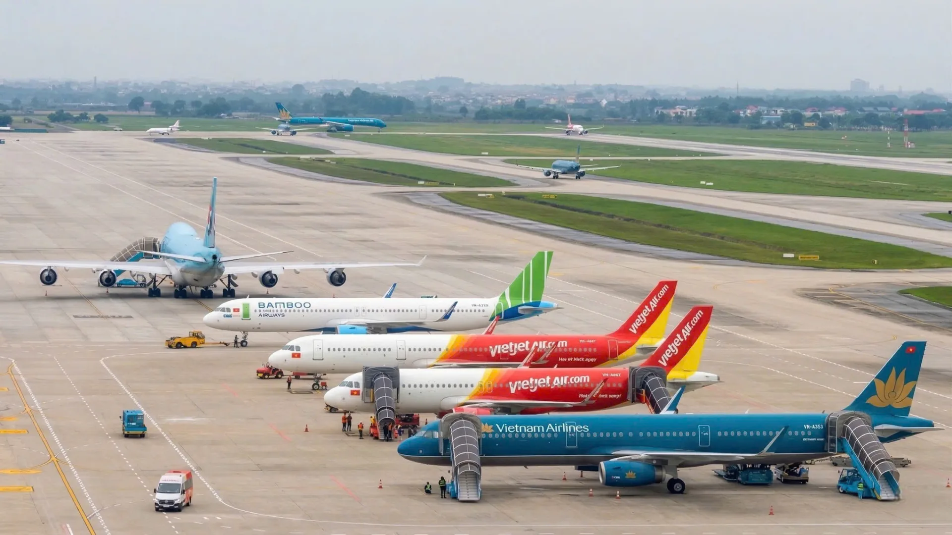 Giá vé máy bay dịp lễ 2/9 biến động mạnh: Nhiều chặng bay nội địa tăng sát mốc gấp đôi